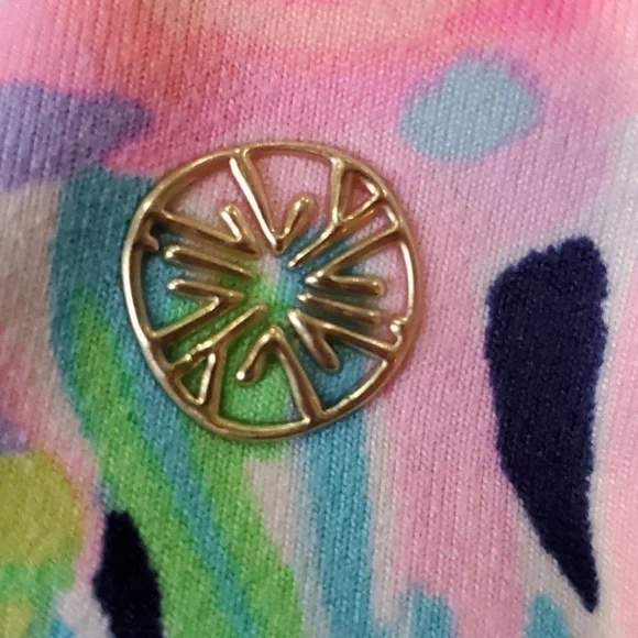 Lilly Pulitzer Luxletic blue & purple floral leggings Size XS - Picture 3 of 12